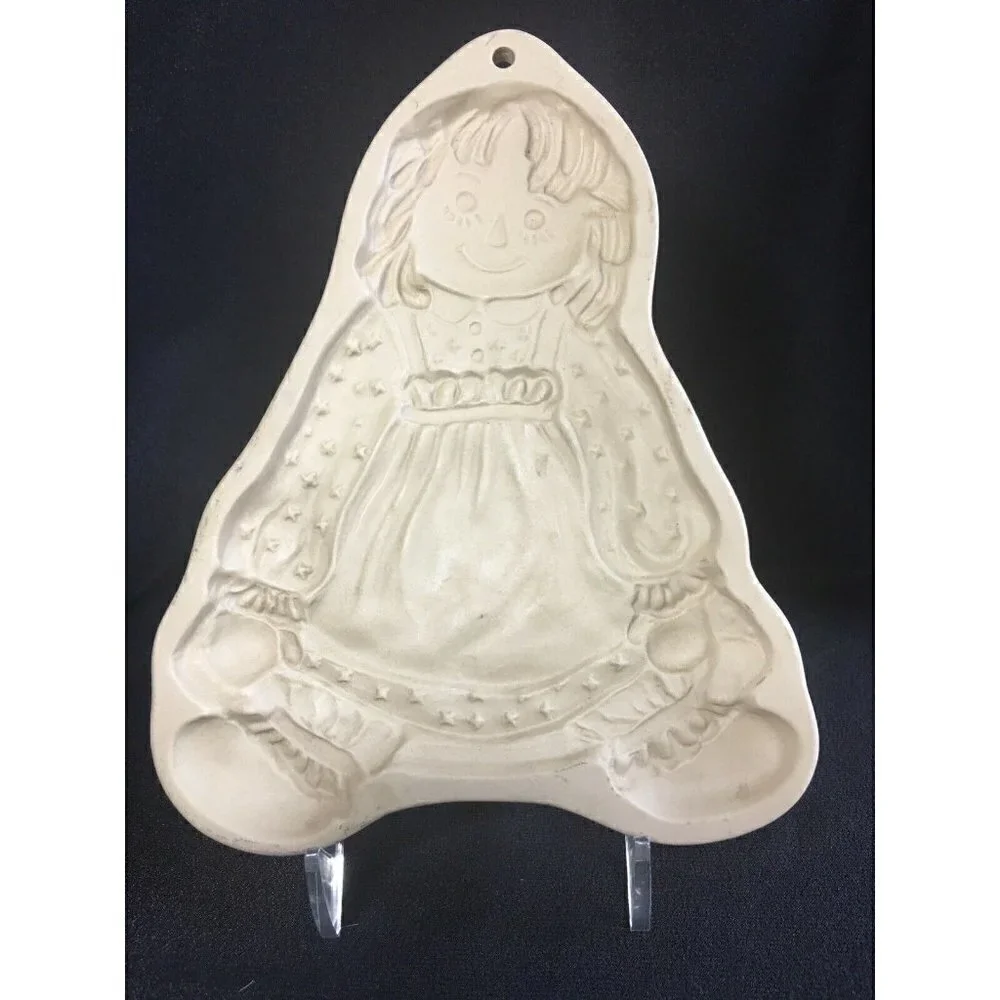 Brown Bag RAGGEDY ANN & ANDY Cookie Molds HILL DESIGN 1985 & 1986 - Picture 4 of 5